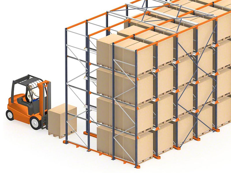 Double Deep Pallet Racking In Chile